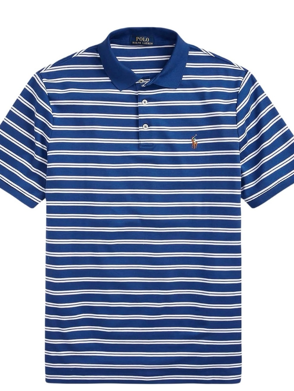 Polo Ralph Lauren Big & Tall Men’s Blue White Striped Pima Sofa Touch Size 2XB